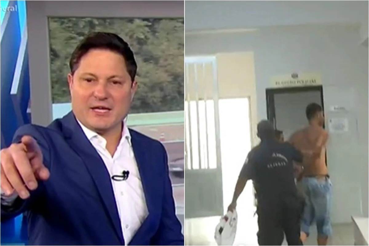 O programa Balanço Geral, transmitido nesta segunda-feira (17), apresentou a cena da prisão de um homem.