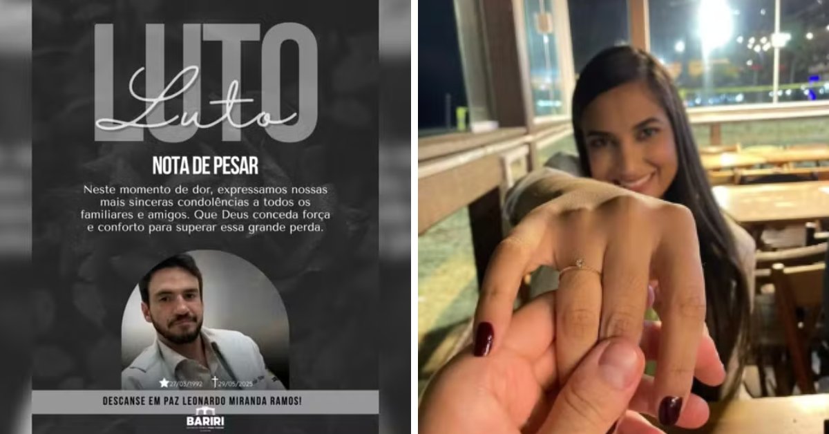 O médico estava prestes a se casar, mas sua trajetória foi interrompida.