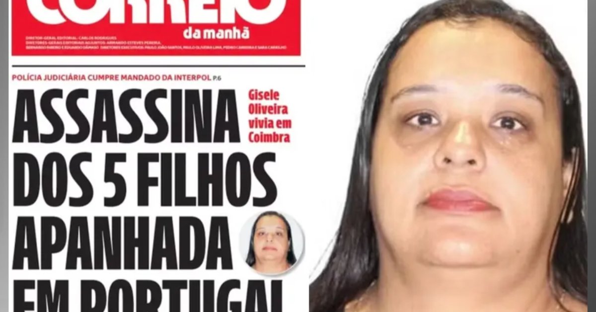 A brasileira acusada de tirar a vida de seus filhos 5 filhos com veneno foi presa em Portugal.
