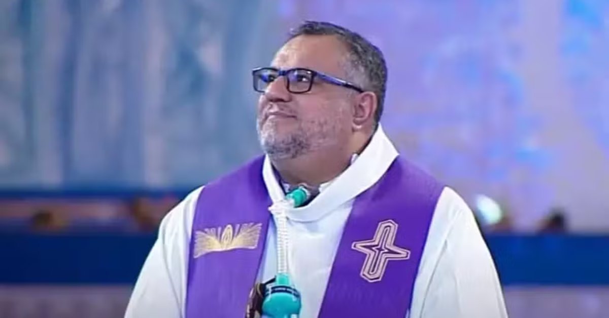Terminou a luta do querido padre, que tem milhões de seguidores em suas redes sociais, após ele ter passado diversos dias internado na UTI.