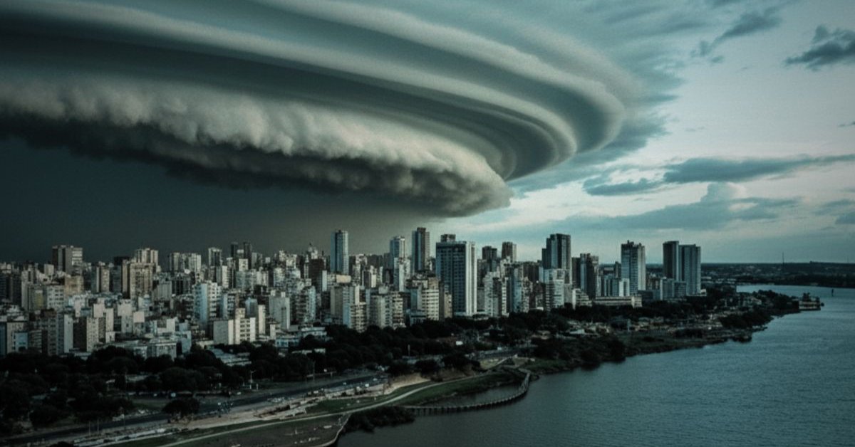 O primeiro dos três ciclones já tem data para chegar ao Brasil e a população aguarda para saber mais sobre os detalhes do fenômeno climático.