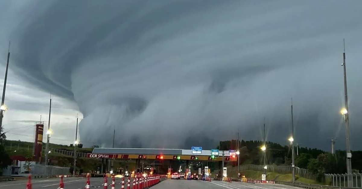 Tempestades devem trazem vendavais e chuvas de até 160mm.